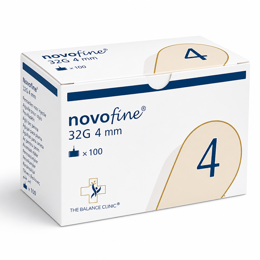NovoFine Pennaalden 4 mm / 32G – 100 stuks