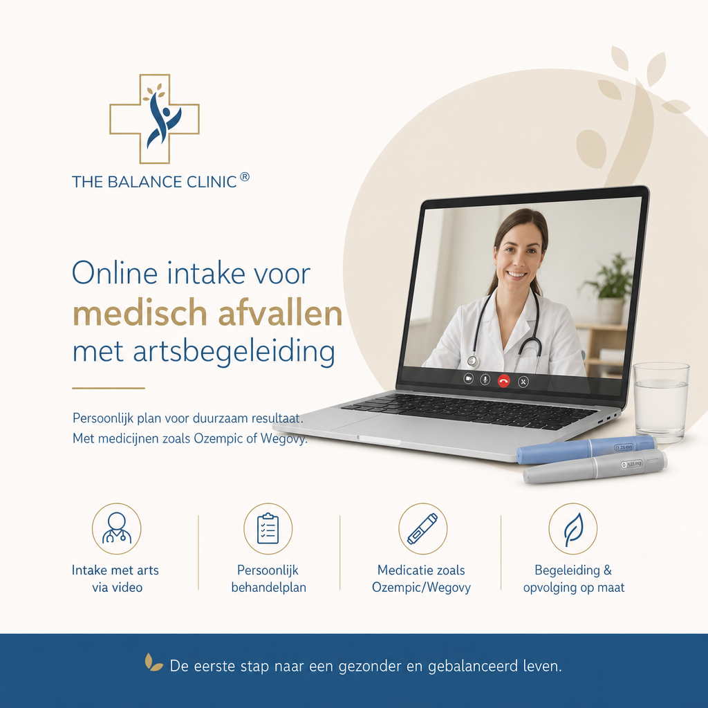 Online intake voor medisch afvallen met artsbegeleiding (Ozempic/Wegovy) — cover