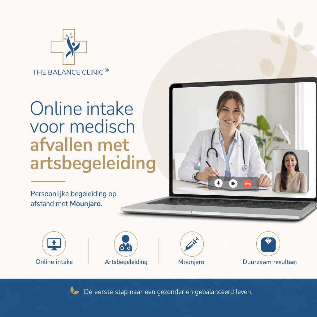 Online intake voor medisch afvallen met artsbegeleiding (Mounjaro) — cover