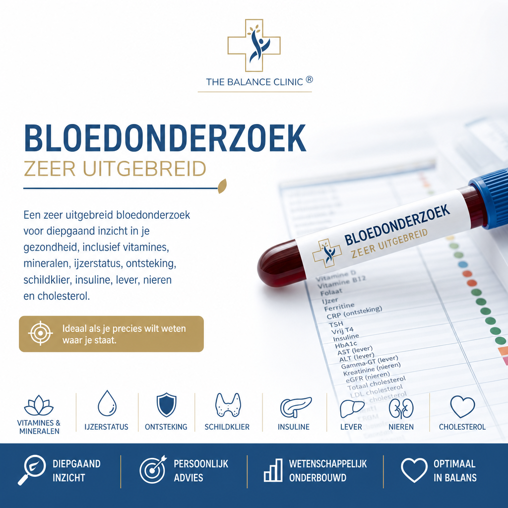 Bloedonderzoek Zeer uitgebreid — cover