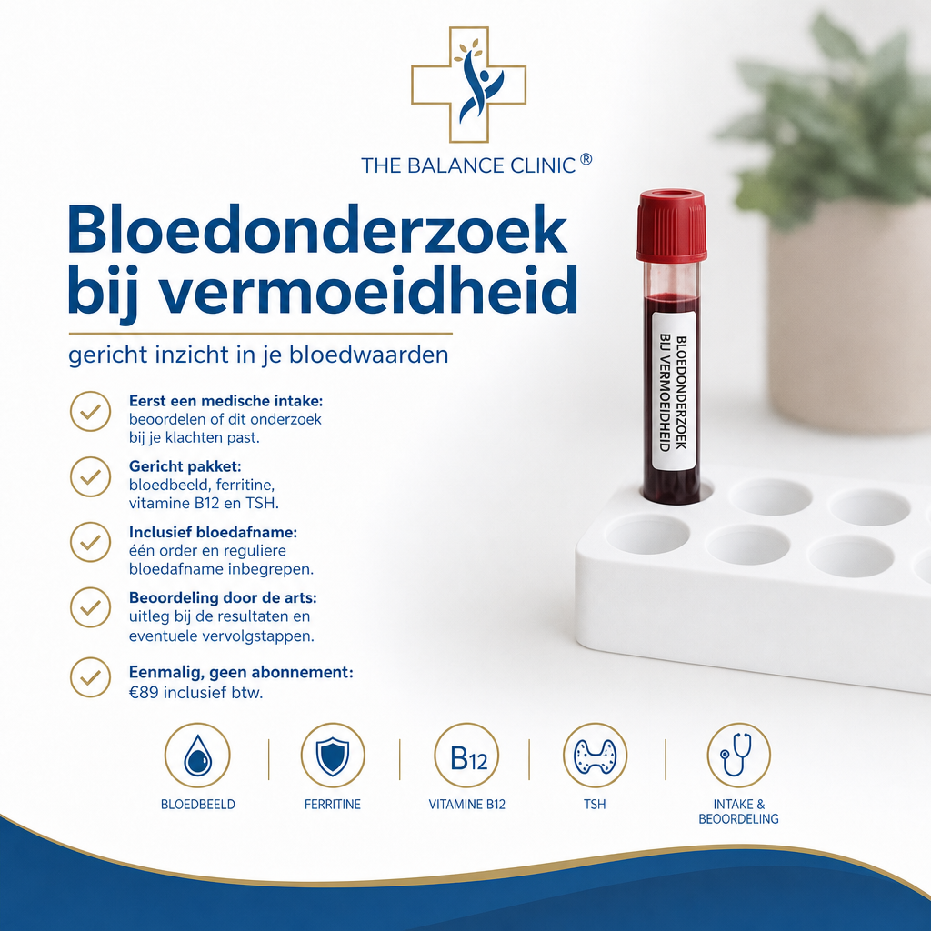 Bloedonderzoek bij Vermoeidheid — cover