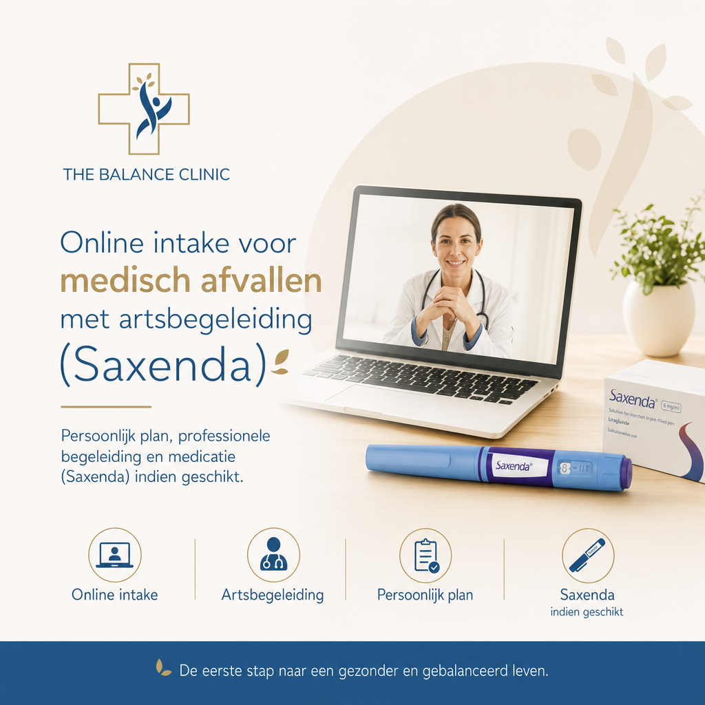 Online intake voor medisch afvallen met artsbegeleiding (Saxenda) — cover